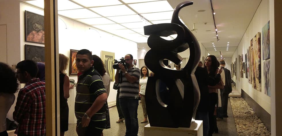 19 artists from Lebanon & Syria at SV gallery in Saifi village - Beirut