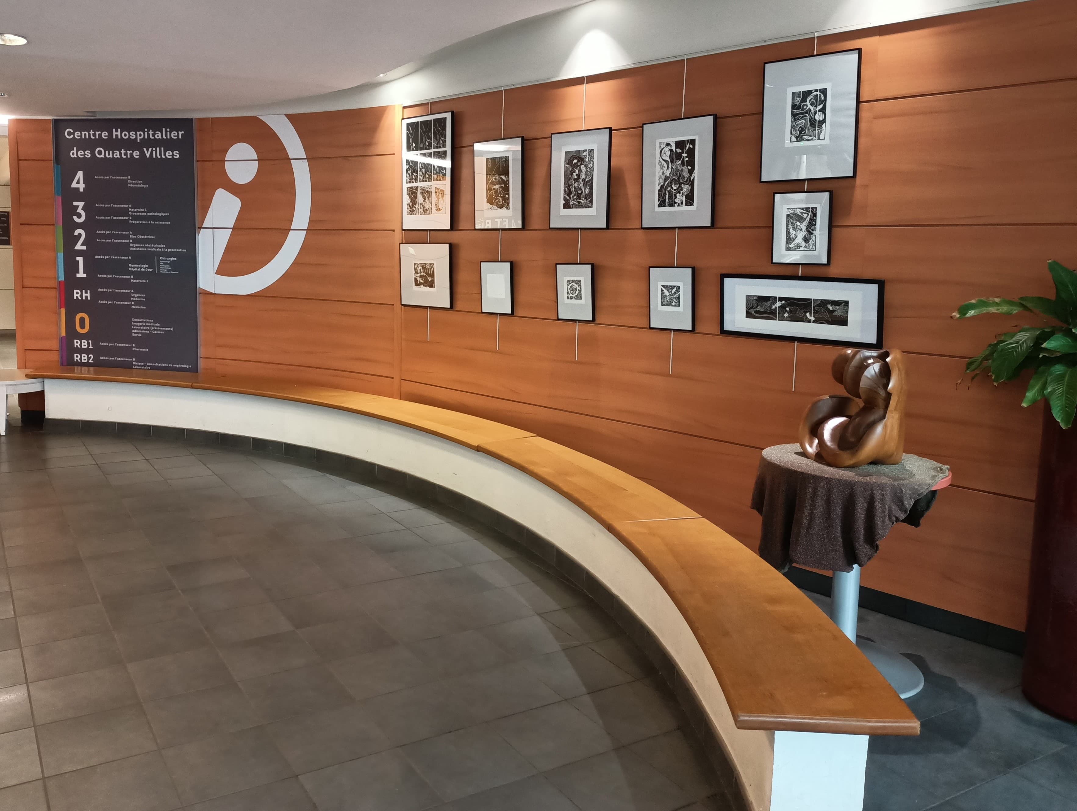 Lino Prints — Centre hospitalier des Quatre Villes, Saint-Cloud