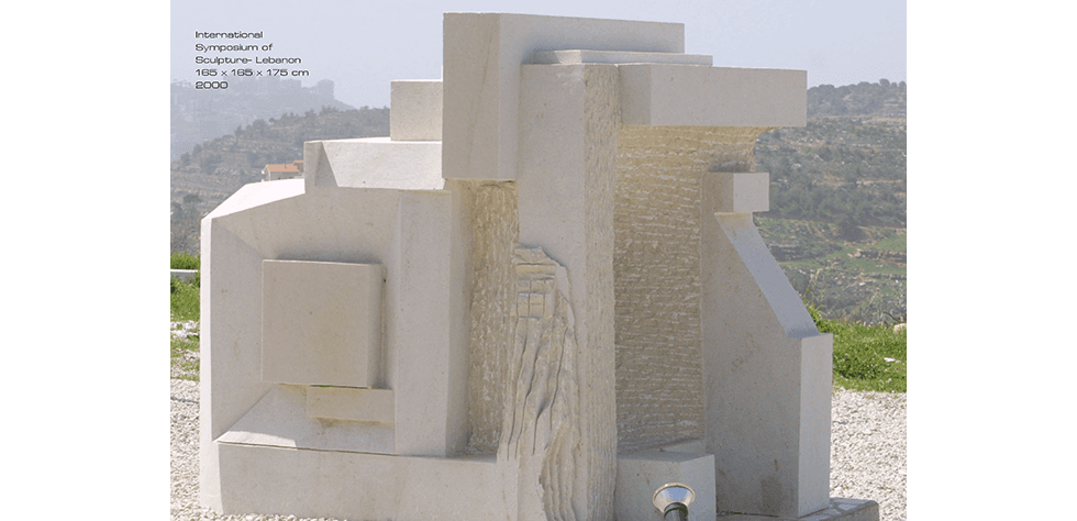 Public Sculptures — Aley International Art Symposium — Mount Lebanon — 1999–2001 — 1
