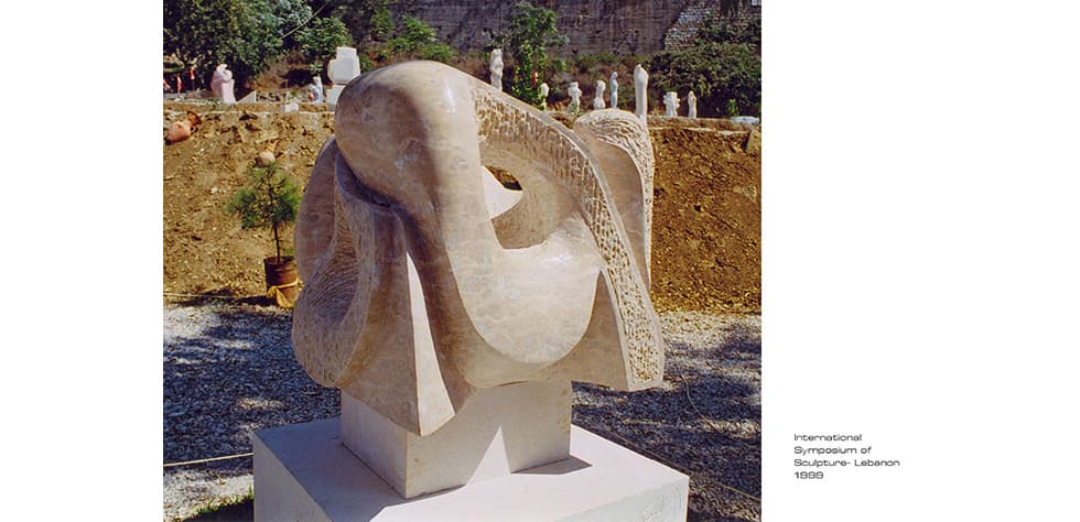 Public Sculptures — Aley International Art Symposium — Mount Lebanon — 1999–2001 — 2